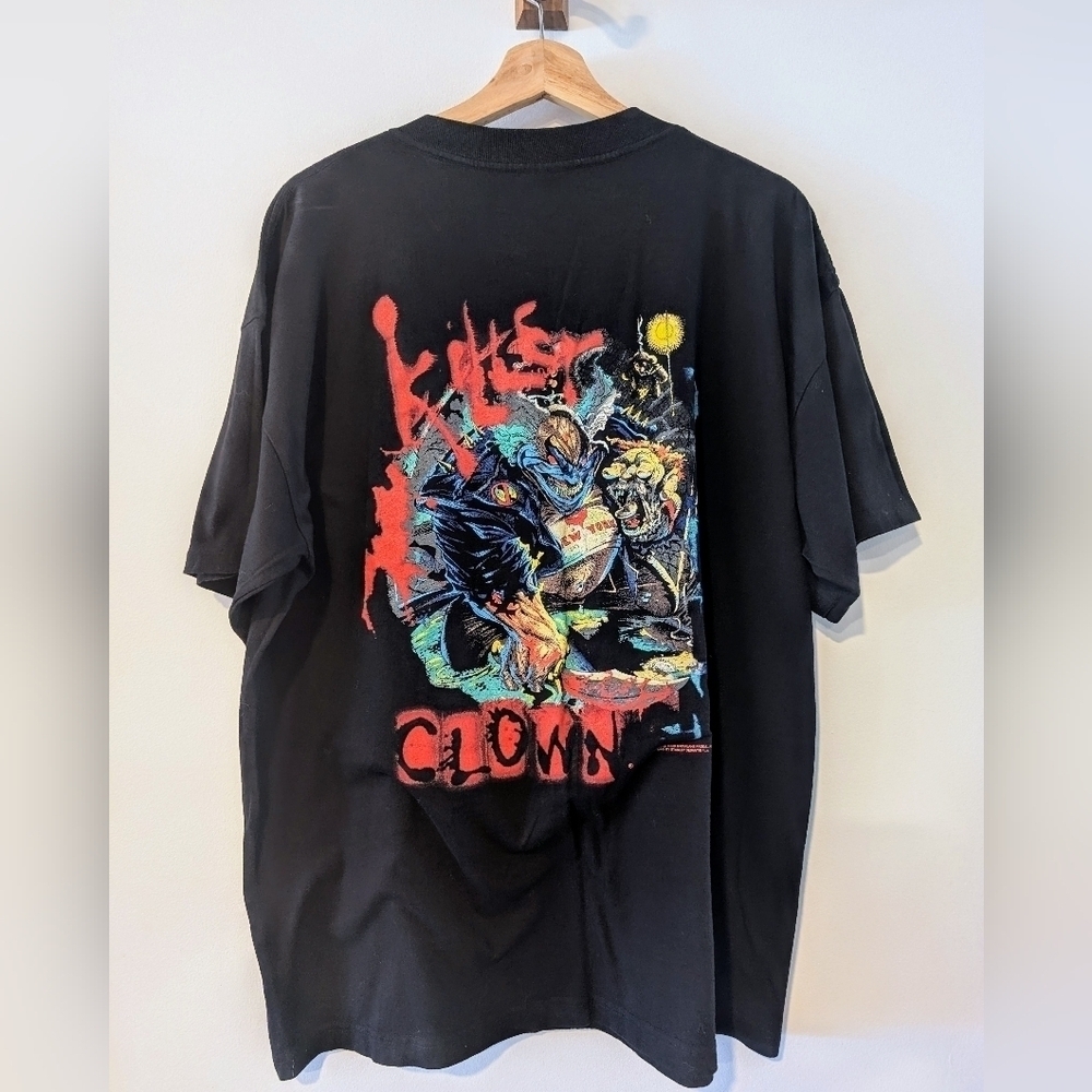 Vintage 90s Spawn Killer Clown Annihilator T-Shirt XL Single Stitch Comic Tee - Picture 2 of 7